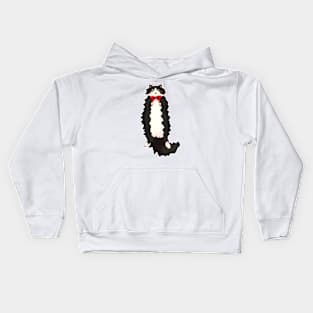 Black and White Cat V.2 Kids Hoodie